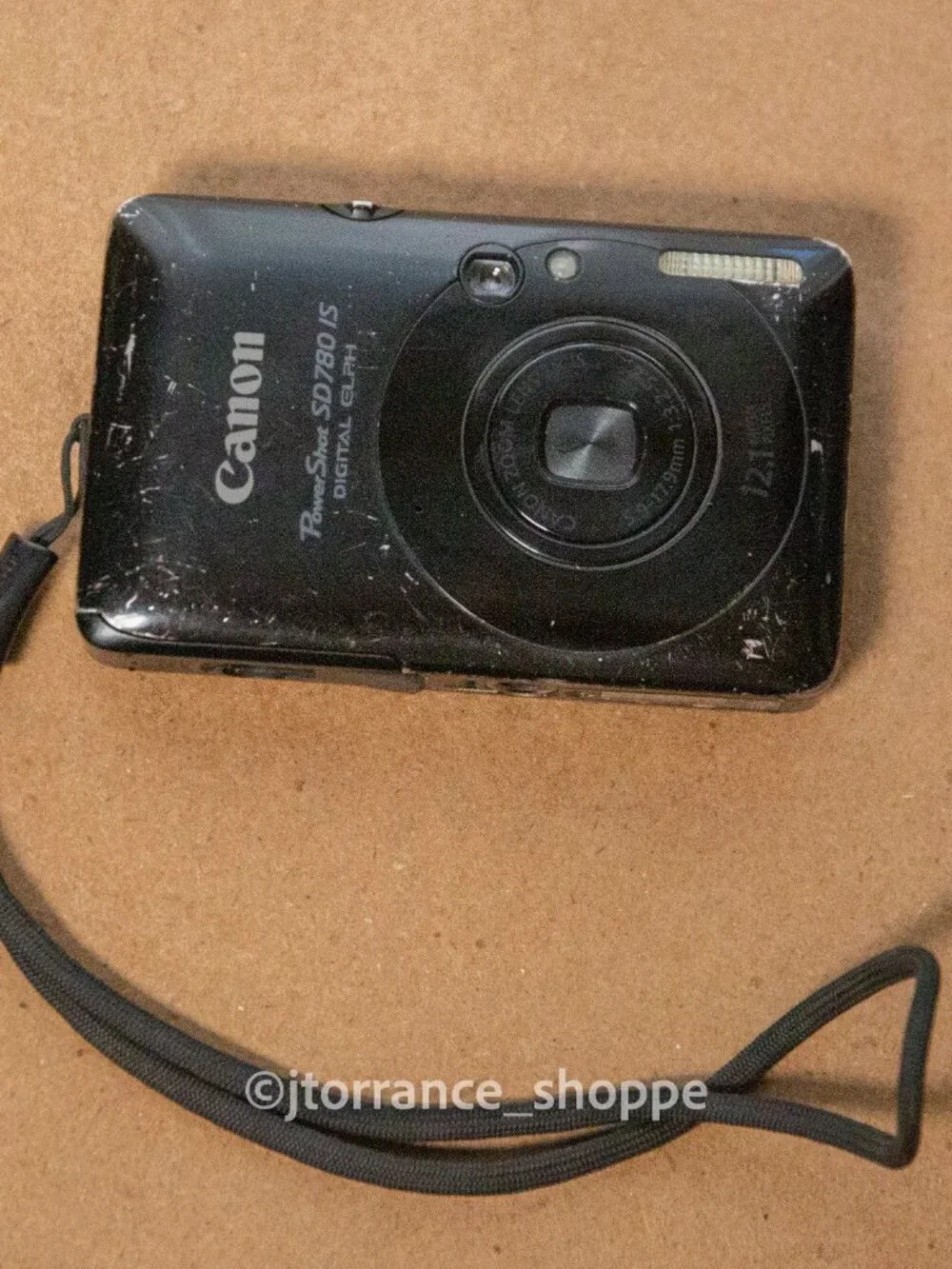 Canon PowerShot SD780 IS Digital Camera ELPH 12.1MP 2 Batteries Charger SD Works